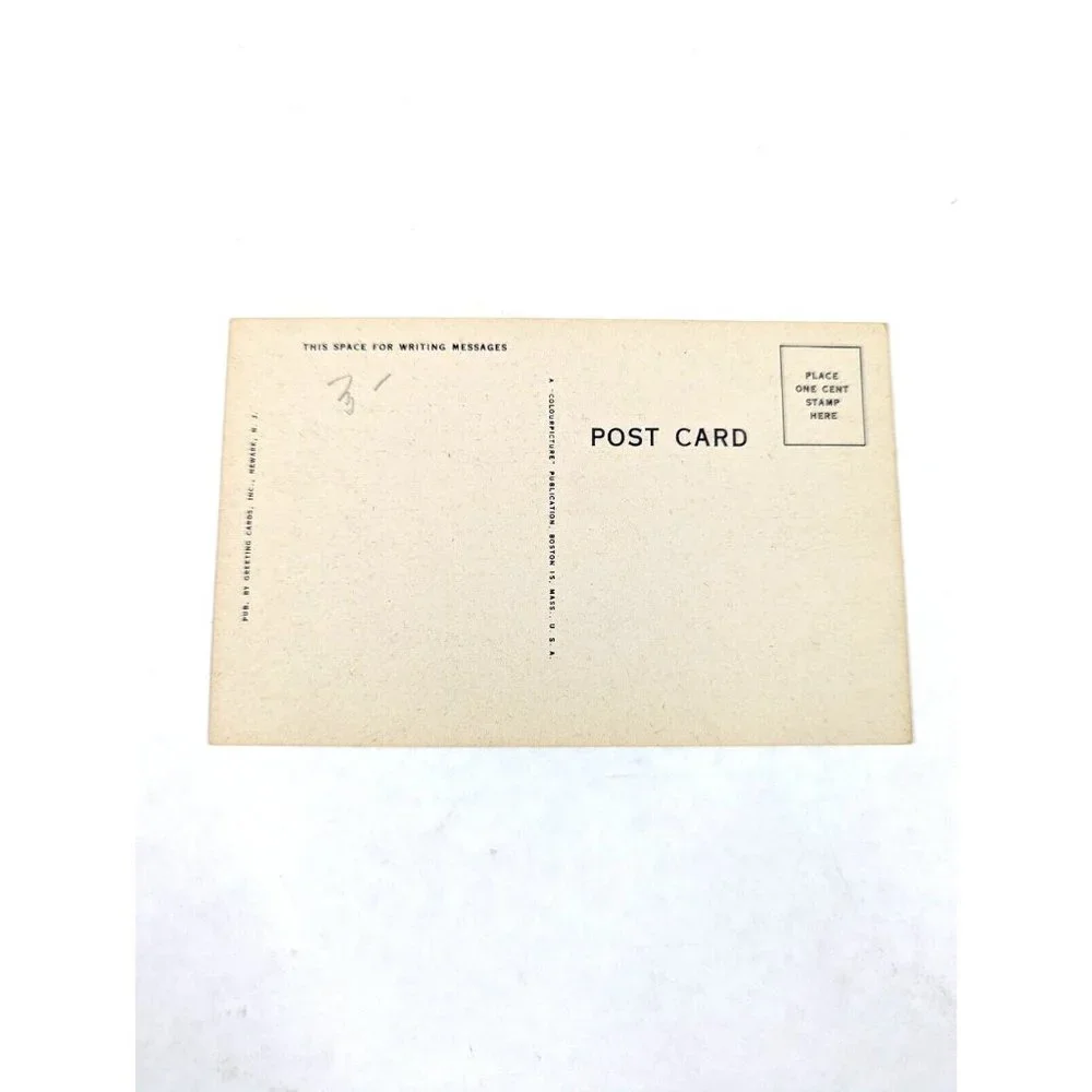Vintage Postcard Newark New Jersey Military Park Robert Treat Hotel Unposted USA